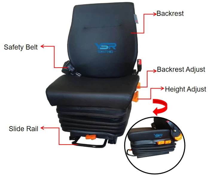 Low Profile Air Ride Truck Seats Low Profile Air Ride Truck Seats
